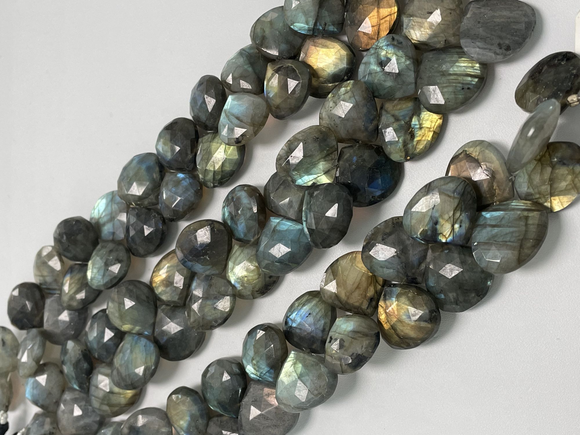 Labradorite Heart Faceted