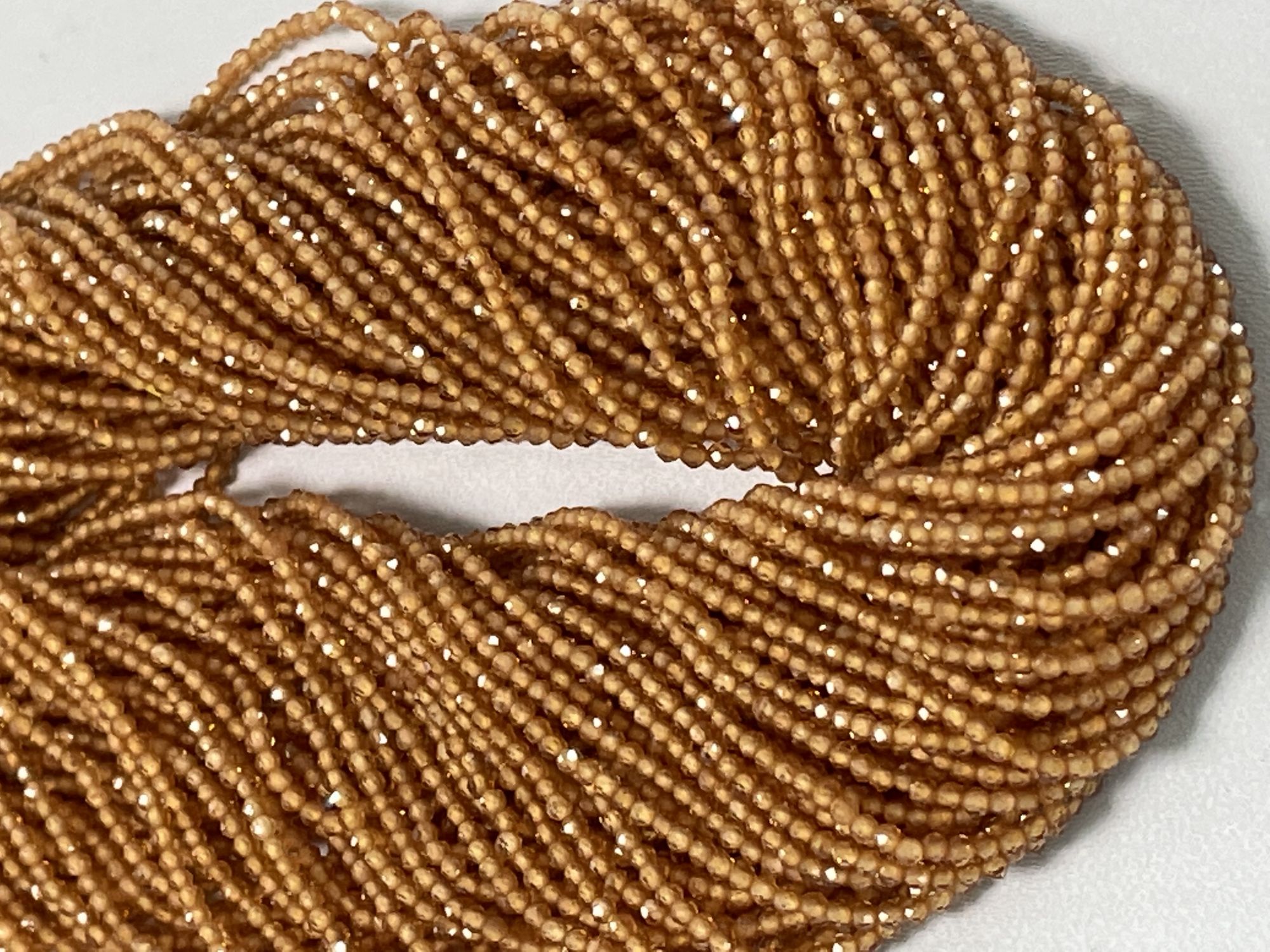 Fanta Garnet Rondelle Faceted