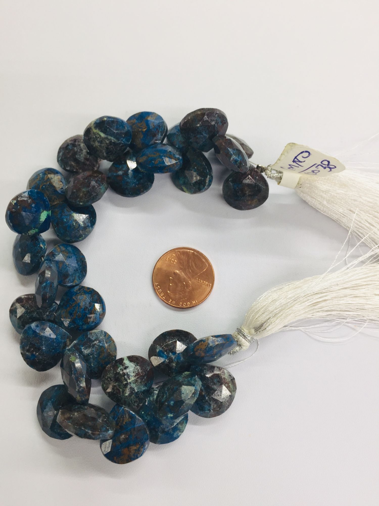 Chrysocolla Heart Faceted