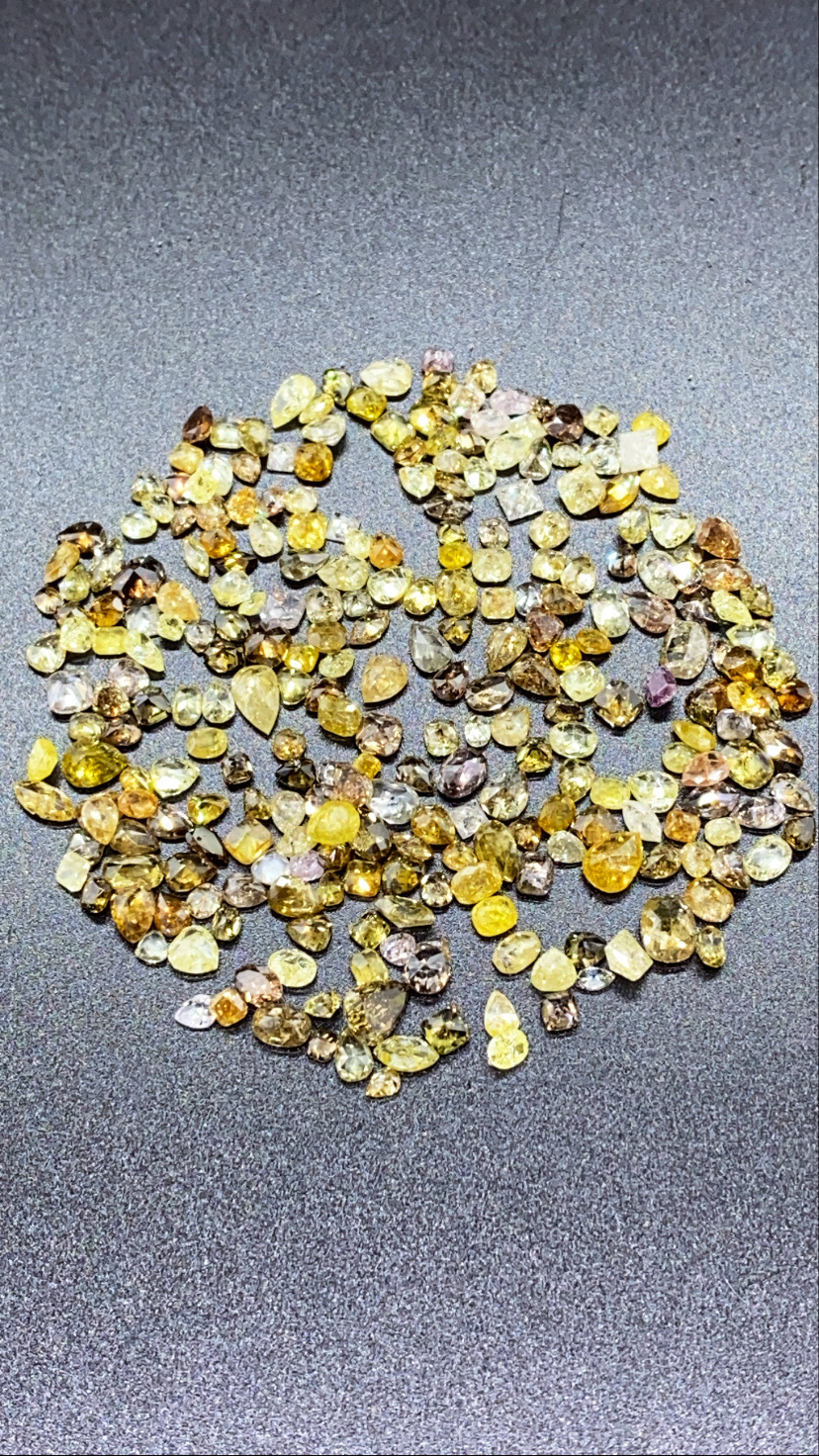 Diamond cut stone Mix