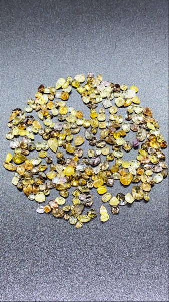 Diamond cut stone Mix