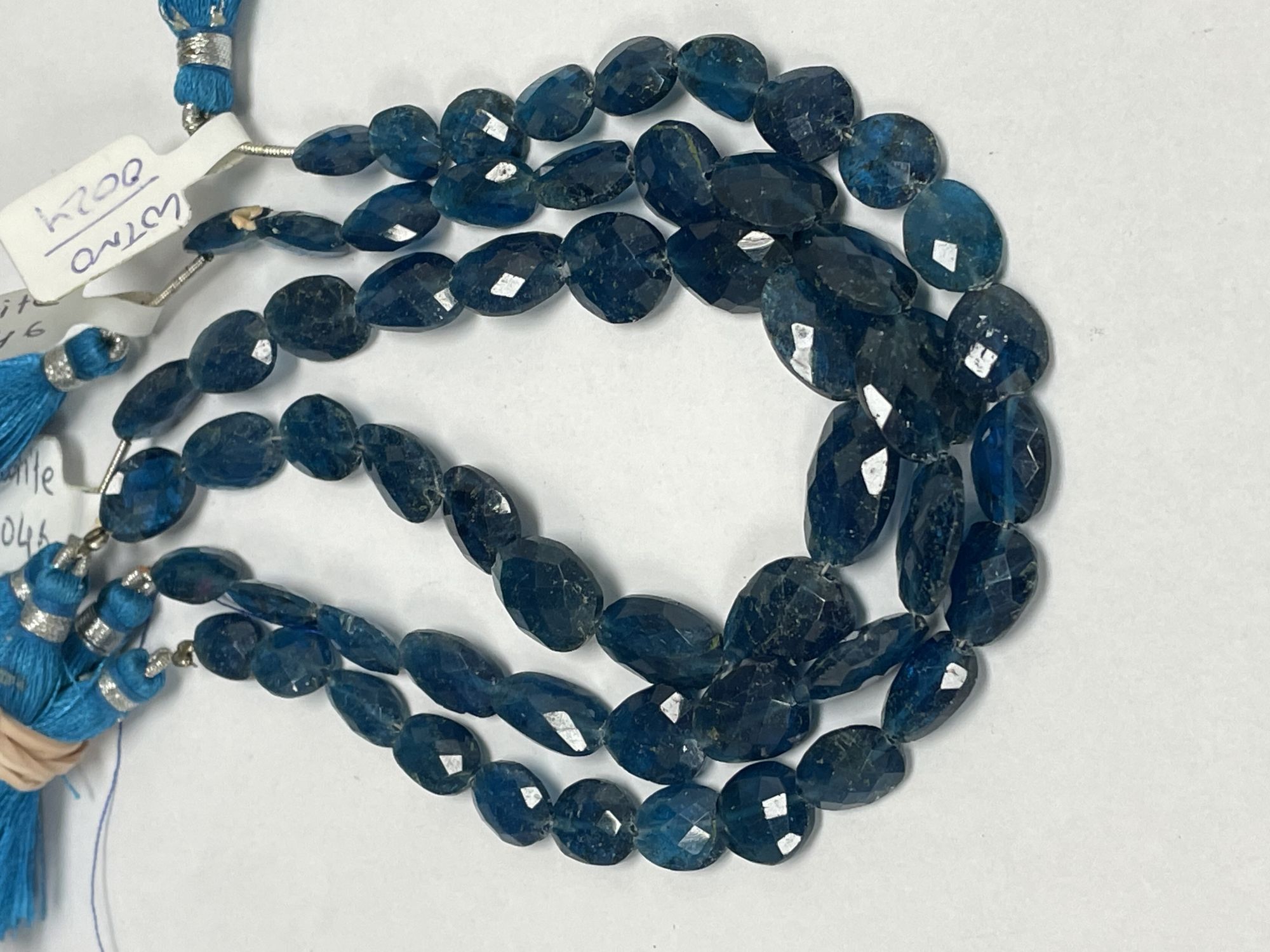 Blue Apatite Nugget Faceted