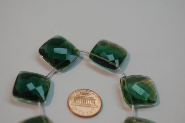 Bio Lemon Hydro Quartz Cushion Checker Board Cut