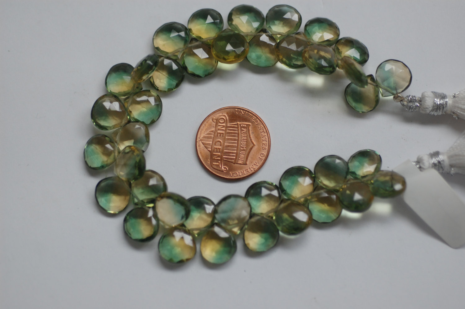 Bio Lemon Hydro Quartz Hearts Checker Board Cut