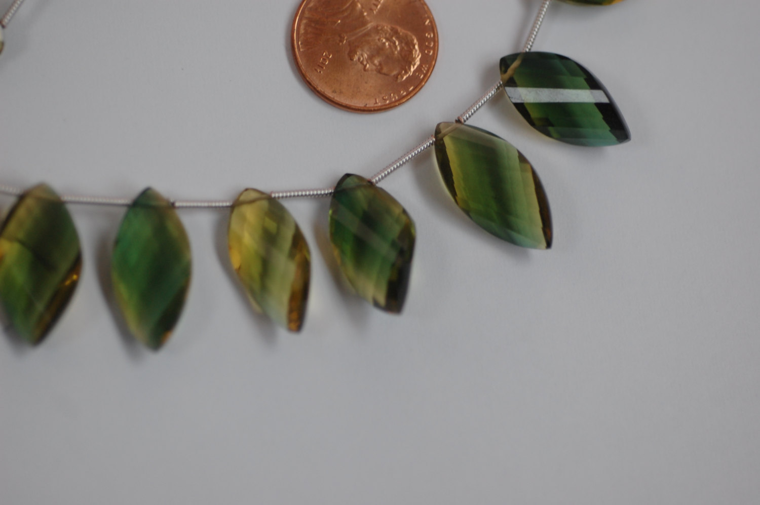 Bio-Lemon Hydro Quartz Twisted Leaf Faceted