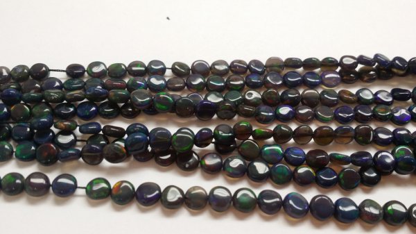 Black Opal Coins Smooth (Natural)
