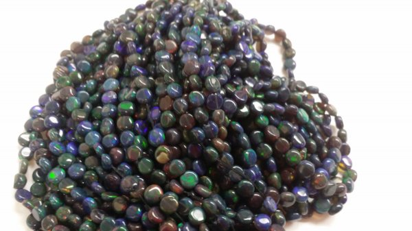 Black Opal Coins Smooth (Natural)