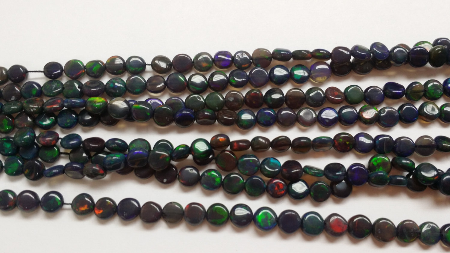 Black Opal Coins Smooth (Natural)