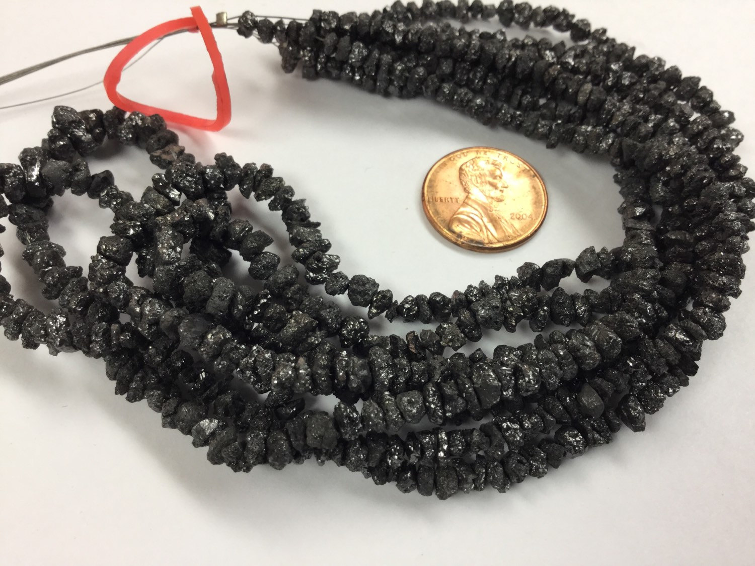 Black Rough Cut Diamonds Faceted