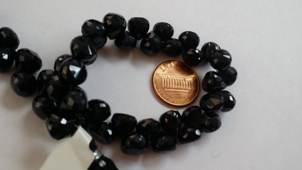 Black Spinel Onions Faceted