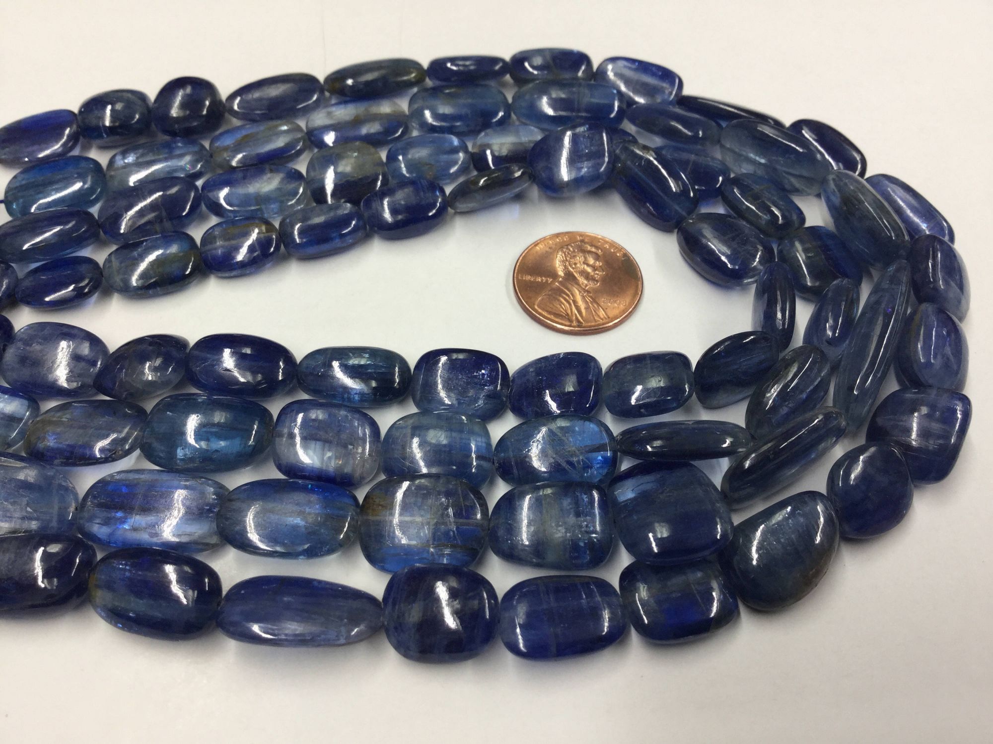 Blue Kyanite Nuggets Smooth