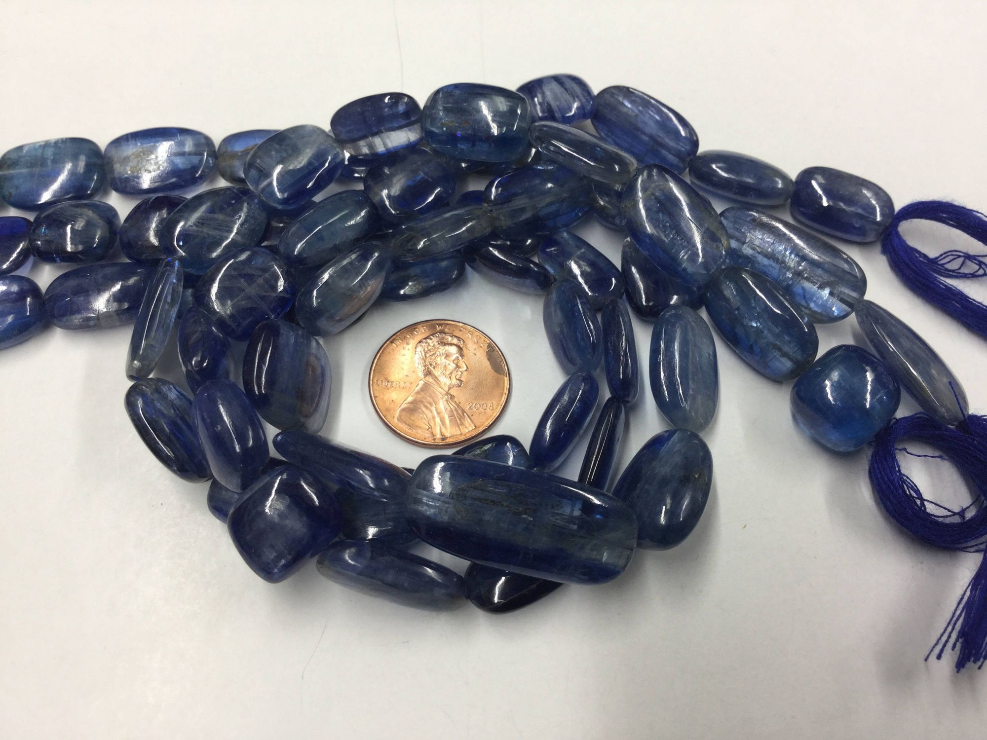Blue Kyanite Nuggets Smooth