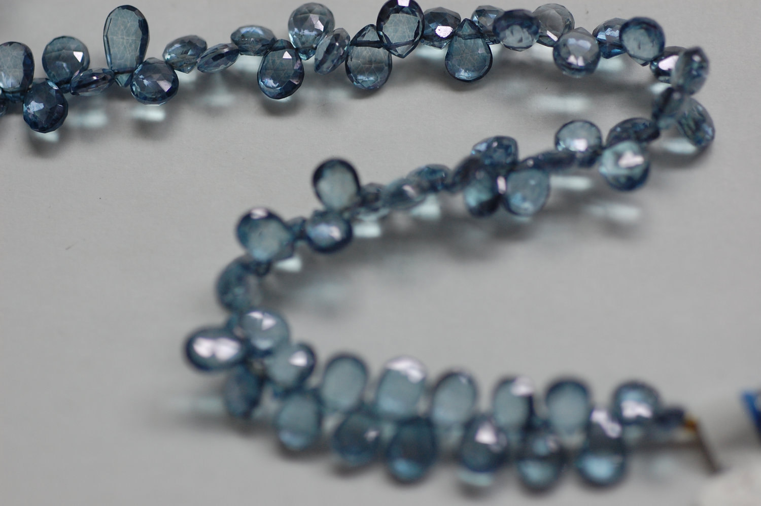 Blue Mystic Quartz Pear