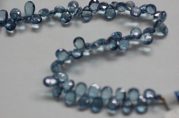 Blue Mystic Quartz Pear