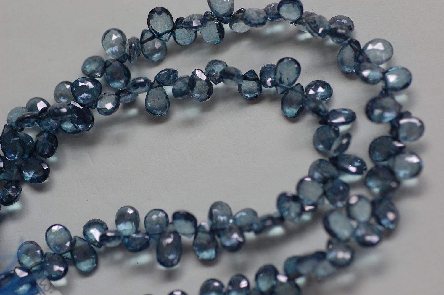 Blue Mystic Quartz Pear
