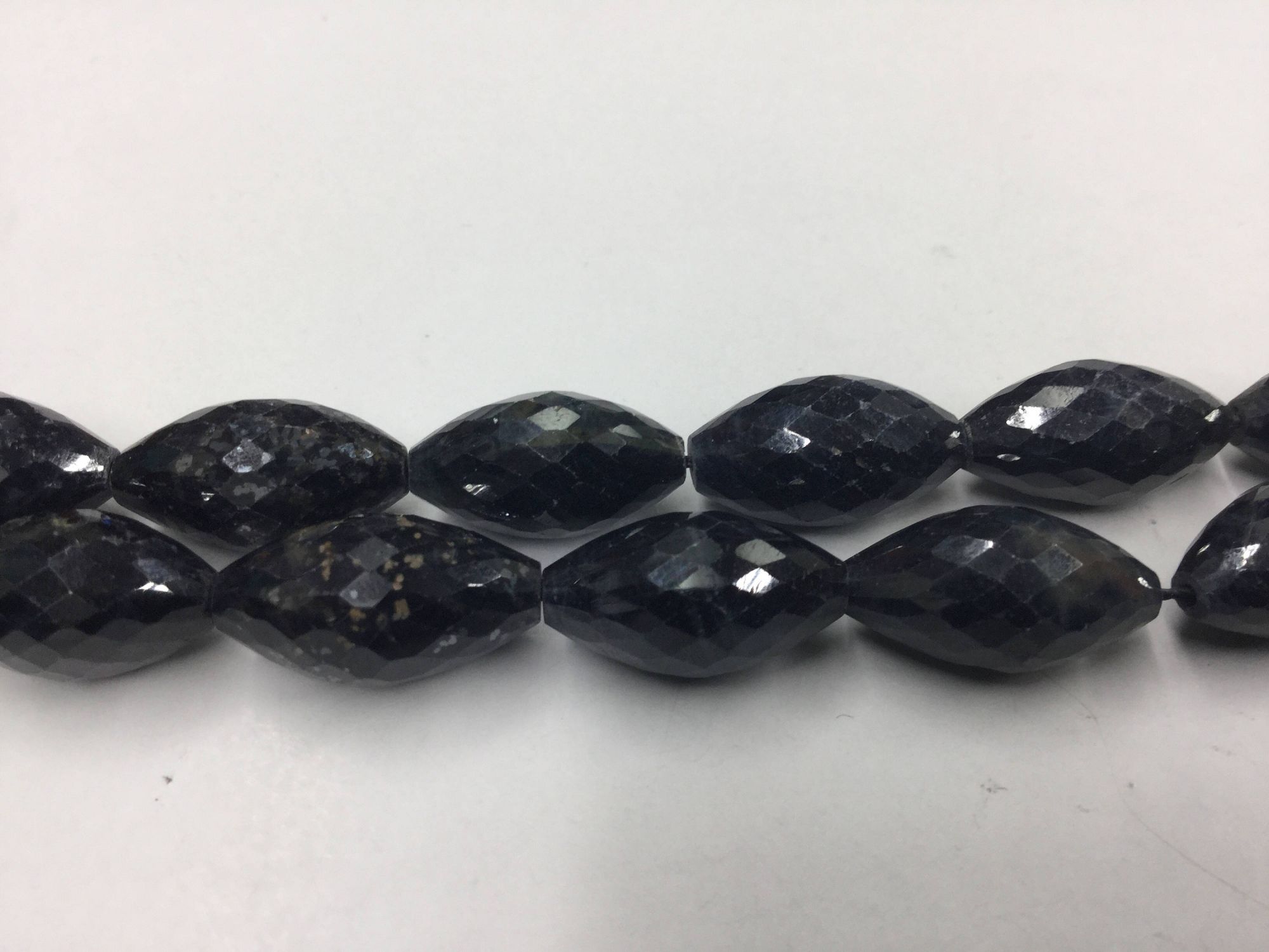 Blue Sapphire Puffed Marquise Faceted