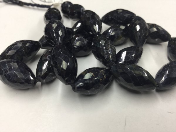 Blue Sapphire Puffed Marquise Faceted