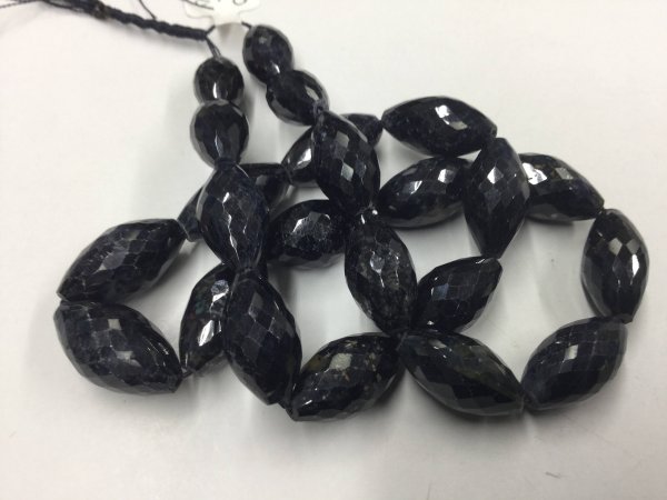 Blue Sapphire Puffed Marquise Faceted