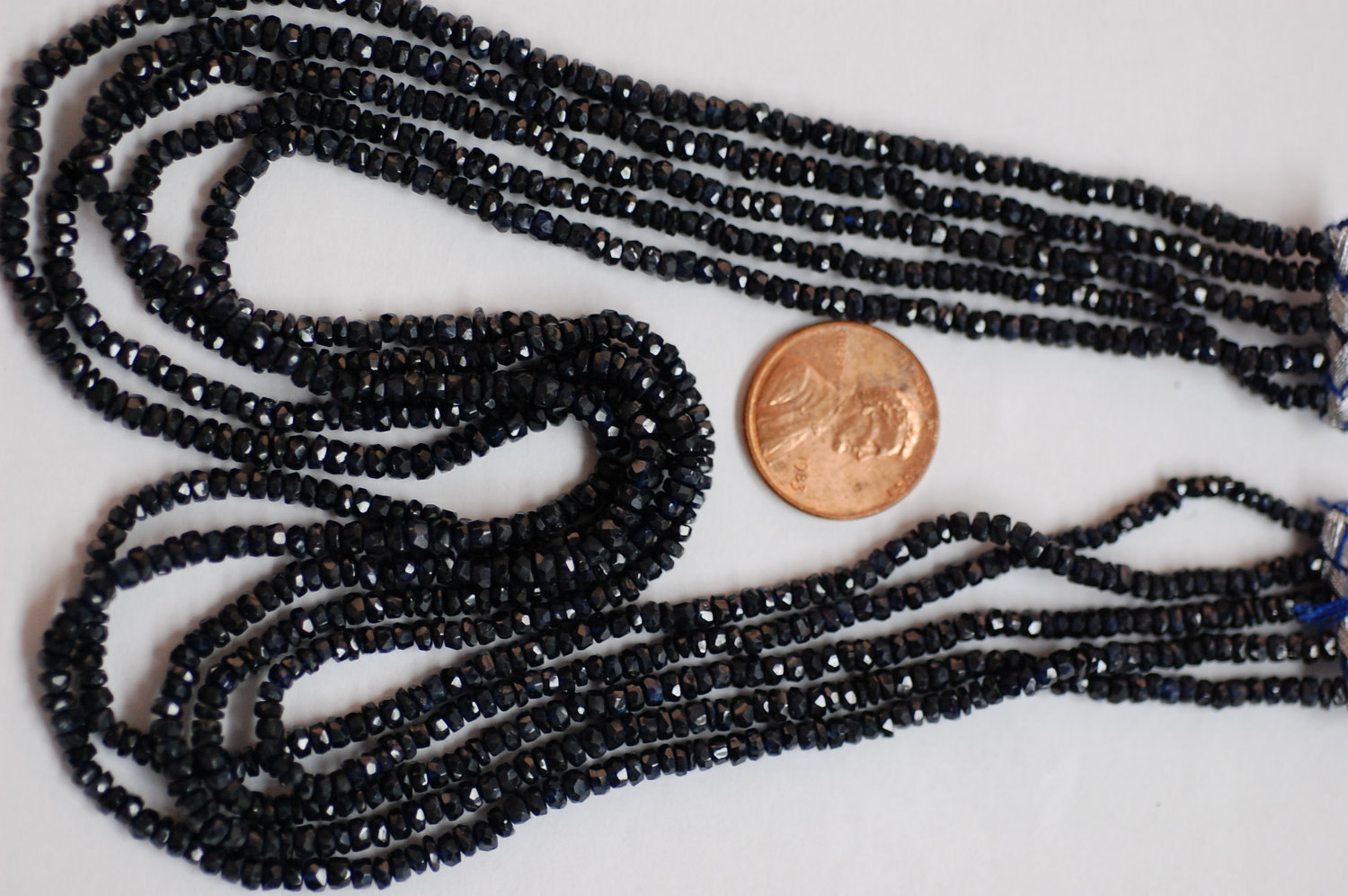 Blue Sapphire Rondelle Faceted