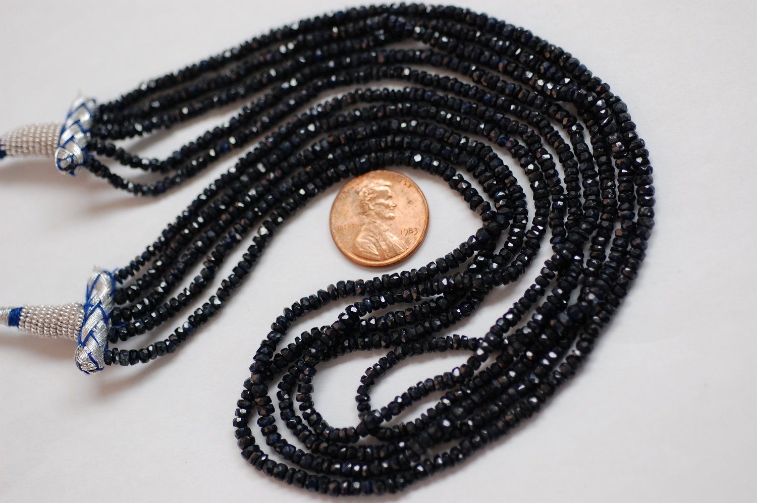 Blue Sapphire Rondelle Faceted