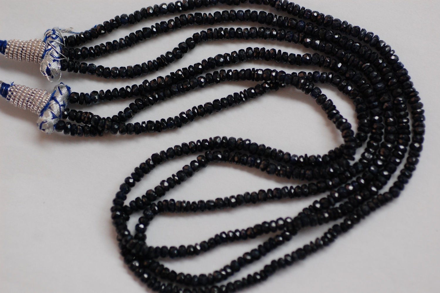 Blue Sapphire Rondelle Faceted