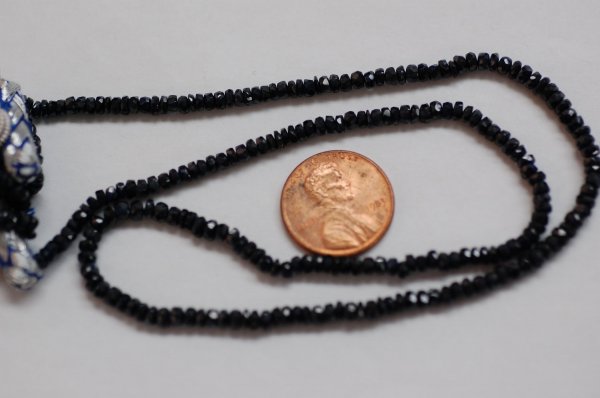 Blue Sapphire Rondelle Faceted