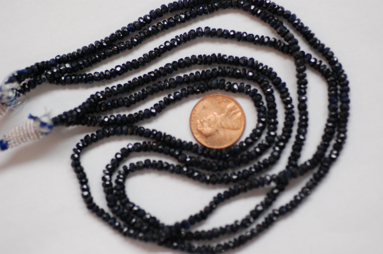 Blue Sapphire Rondelle Faceted