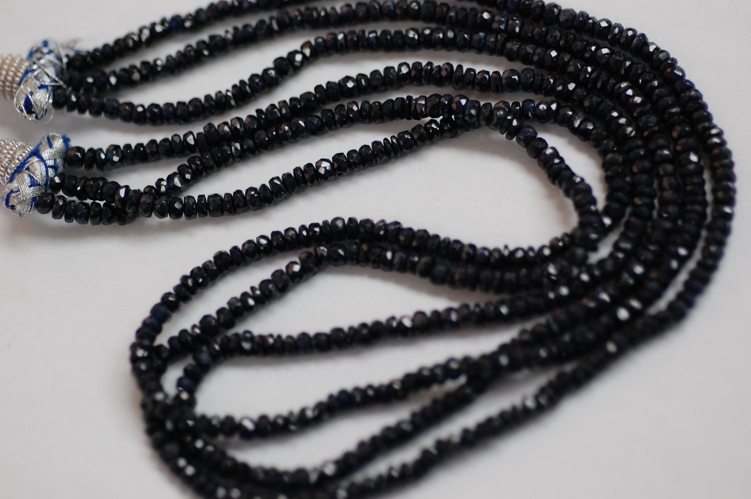 Blue Sapphire Rondelle Faceted