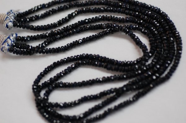 Blue Sapphire Rondelle Faceted