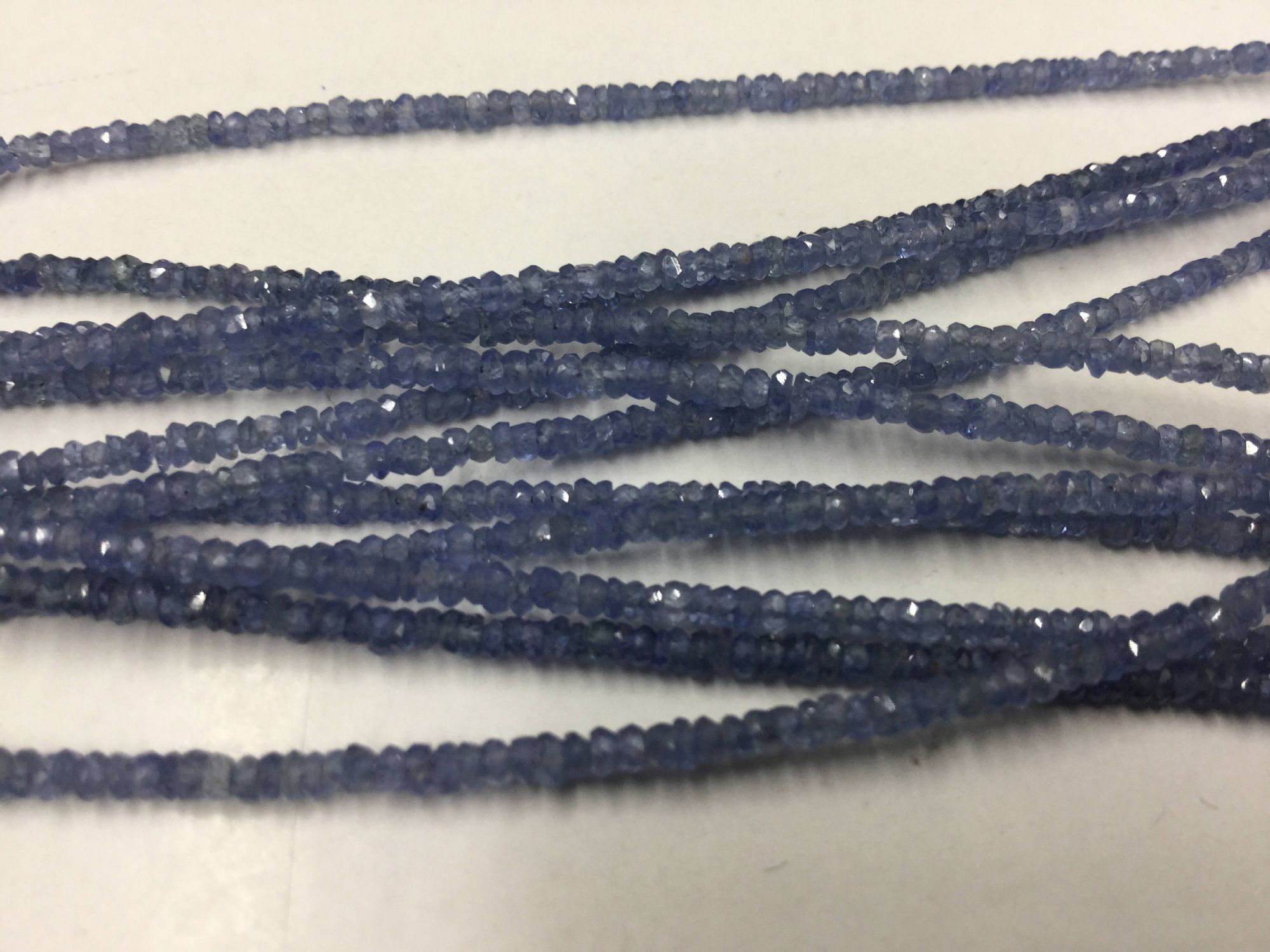 Blue Sapphire Rondelles Faceted