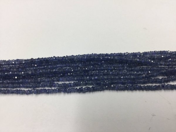 Blue Sapphire Rondelles Faceted