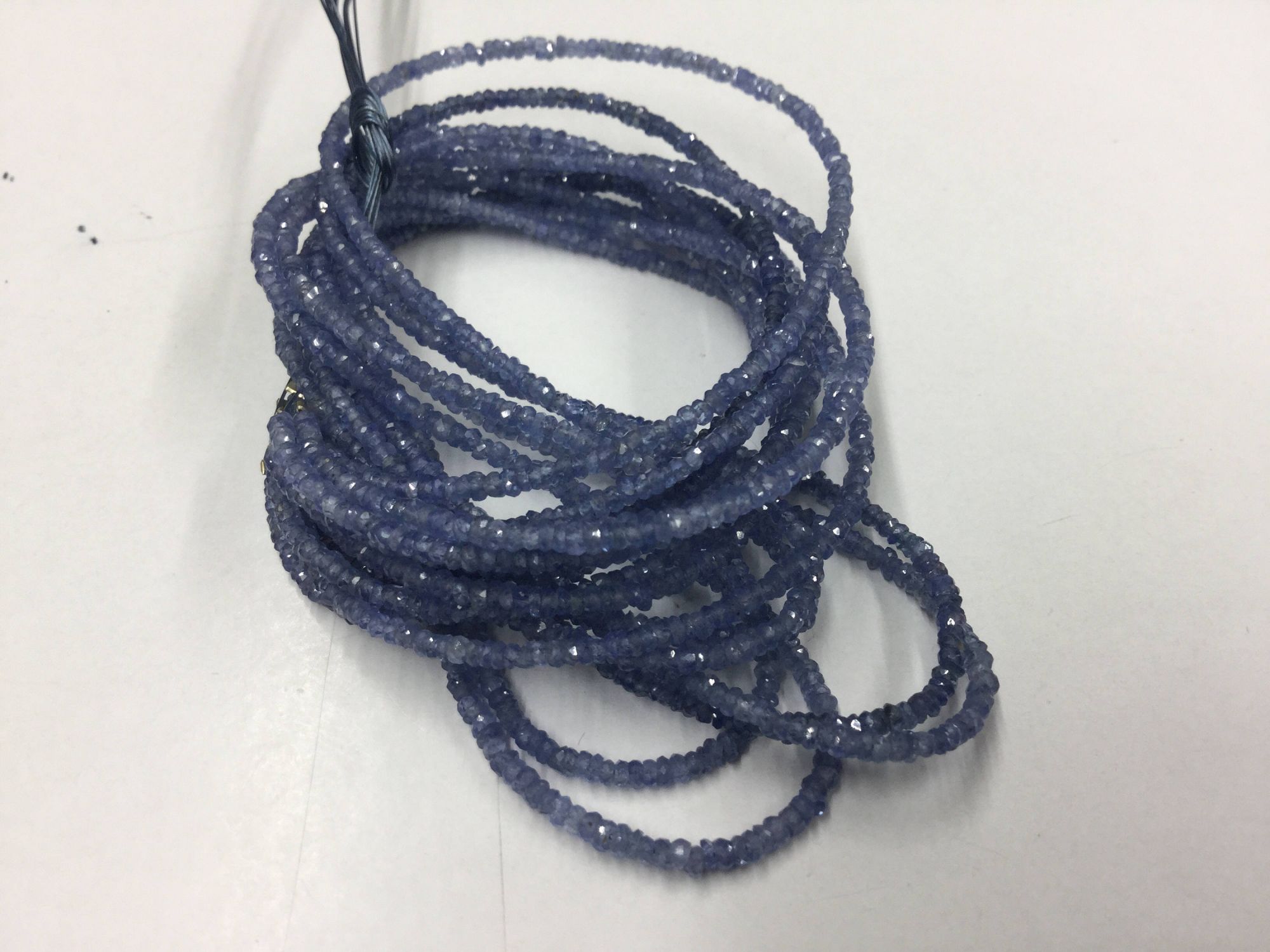 Blue Sapphire Rondelles Faceted