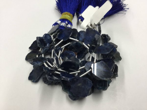 Blue Sapphire Slices Faceted
