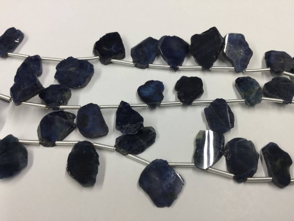 Blue Sapphire Slices Faceted