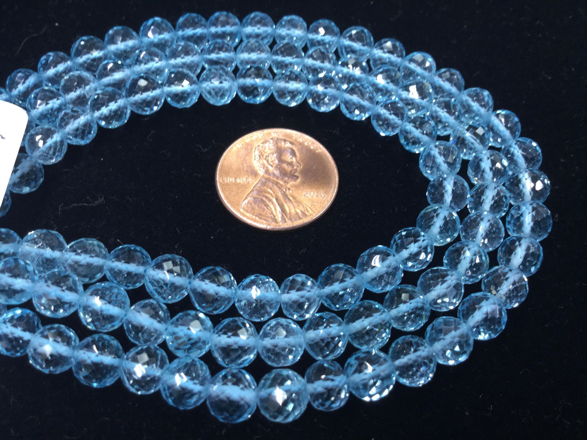 Blue Topaz Rounds Faceted
