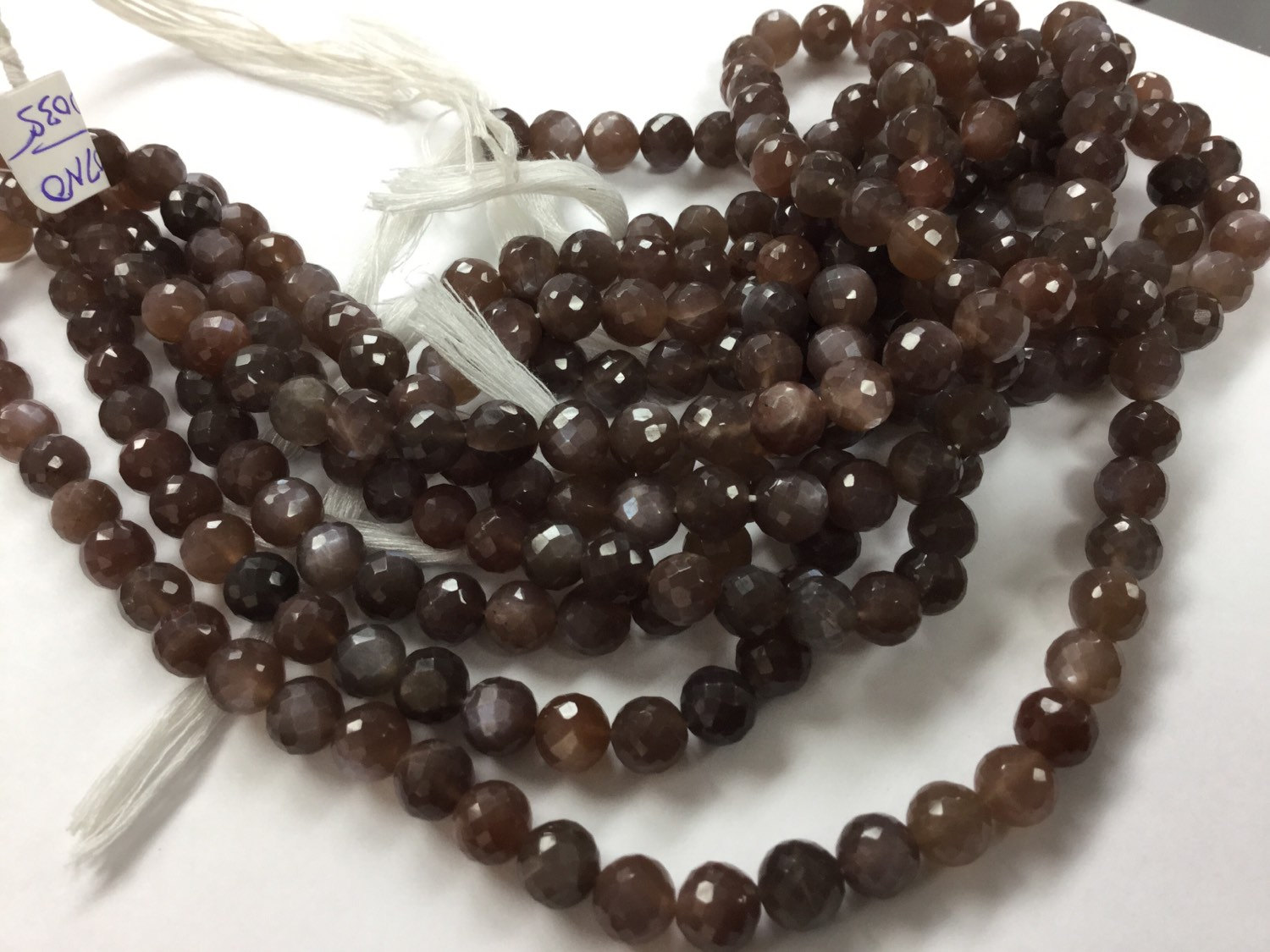 Brown Moonstone Rounds Faceted