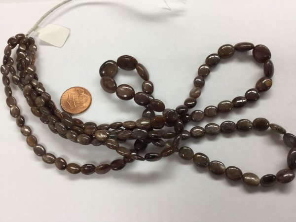 Brown Sapphire Ovals Smooth