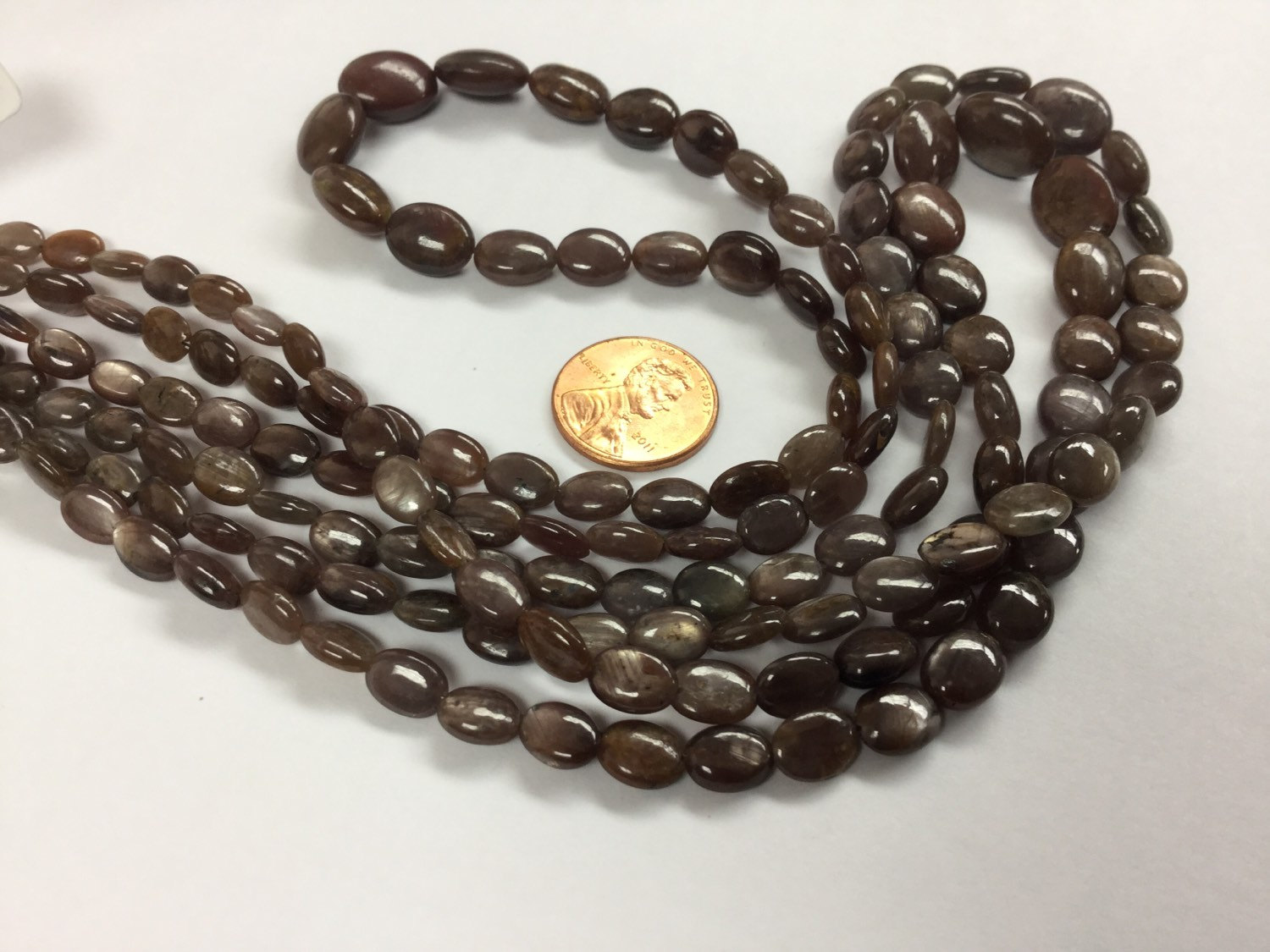 Brown Sapphire Ovals Smooth