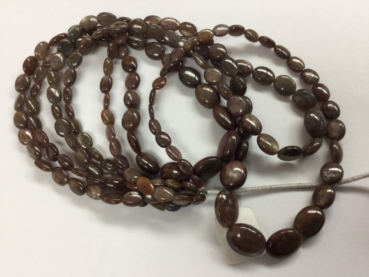 Brown Sapphire Ovals Smooth