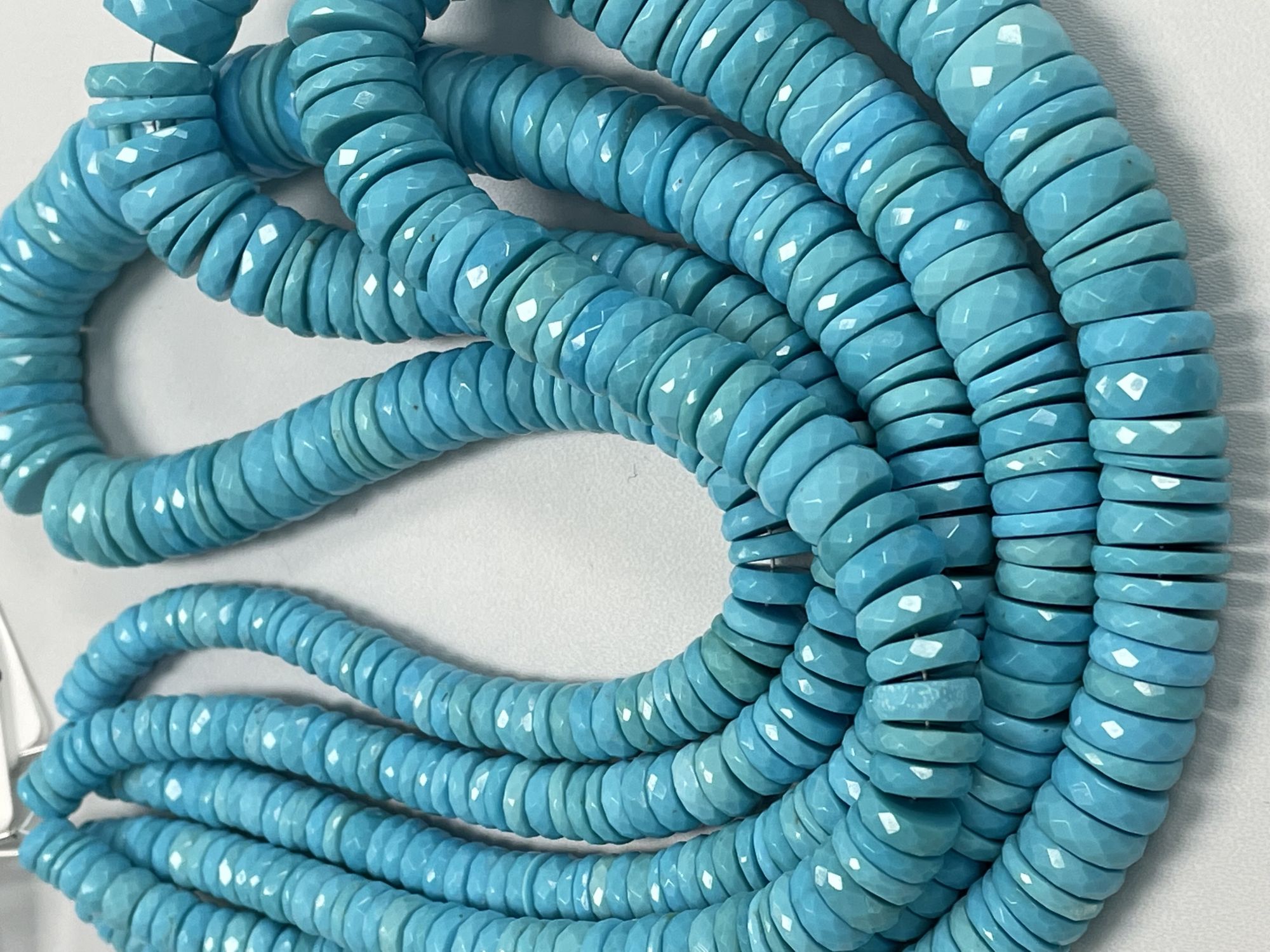 Turquoise Tire Faceted