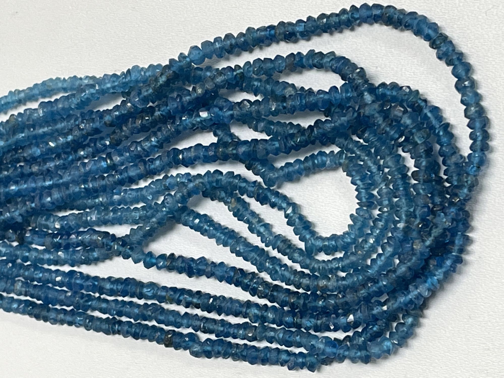 Neon Apatite Rondelle Faceted