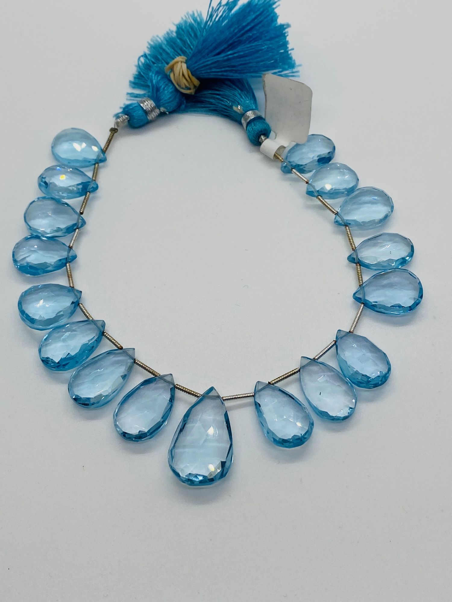 Sky Blue Topaz Pears Faceted