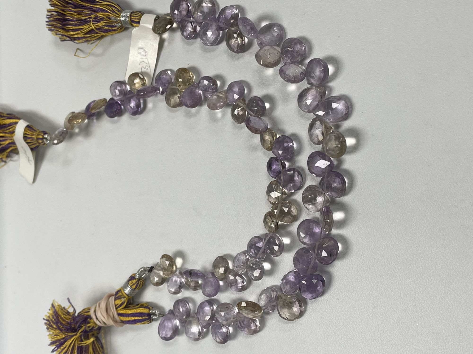 Ametrine Heart Faceted