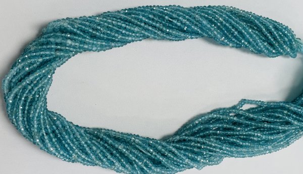 Apatite Rondelle Faceted
