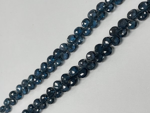 London Blue Topaz Heart Faceted