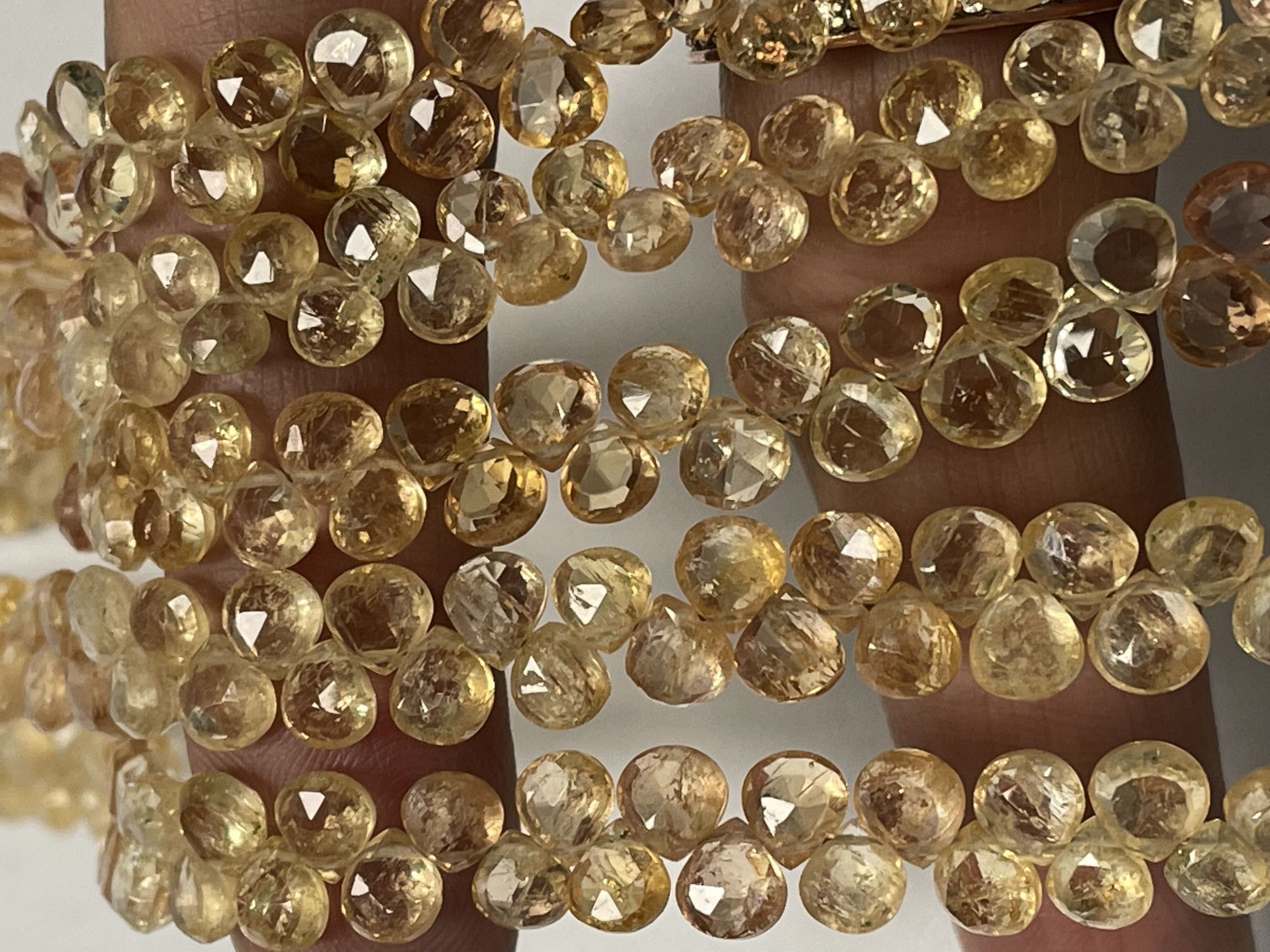 Imperial Topaz Heart Faceted