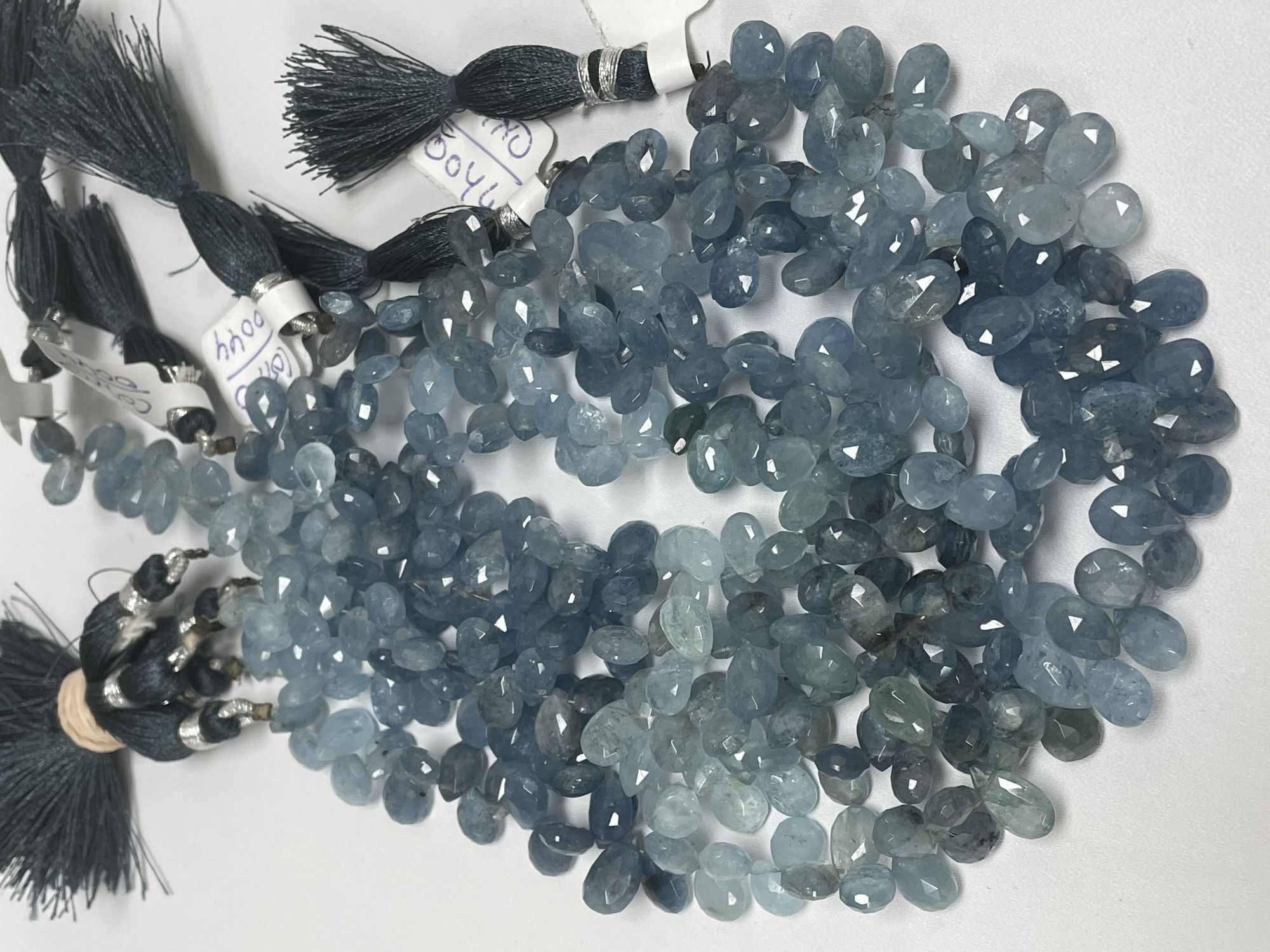 Aquamarine Pear Faceted