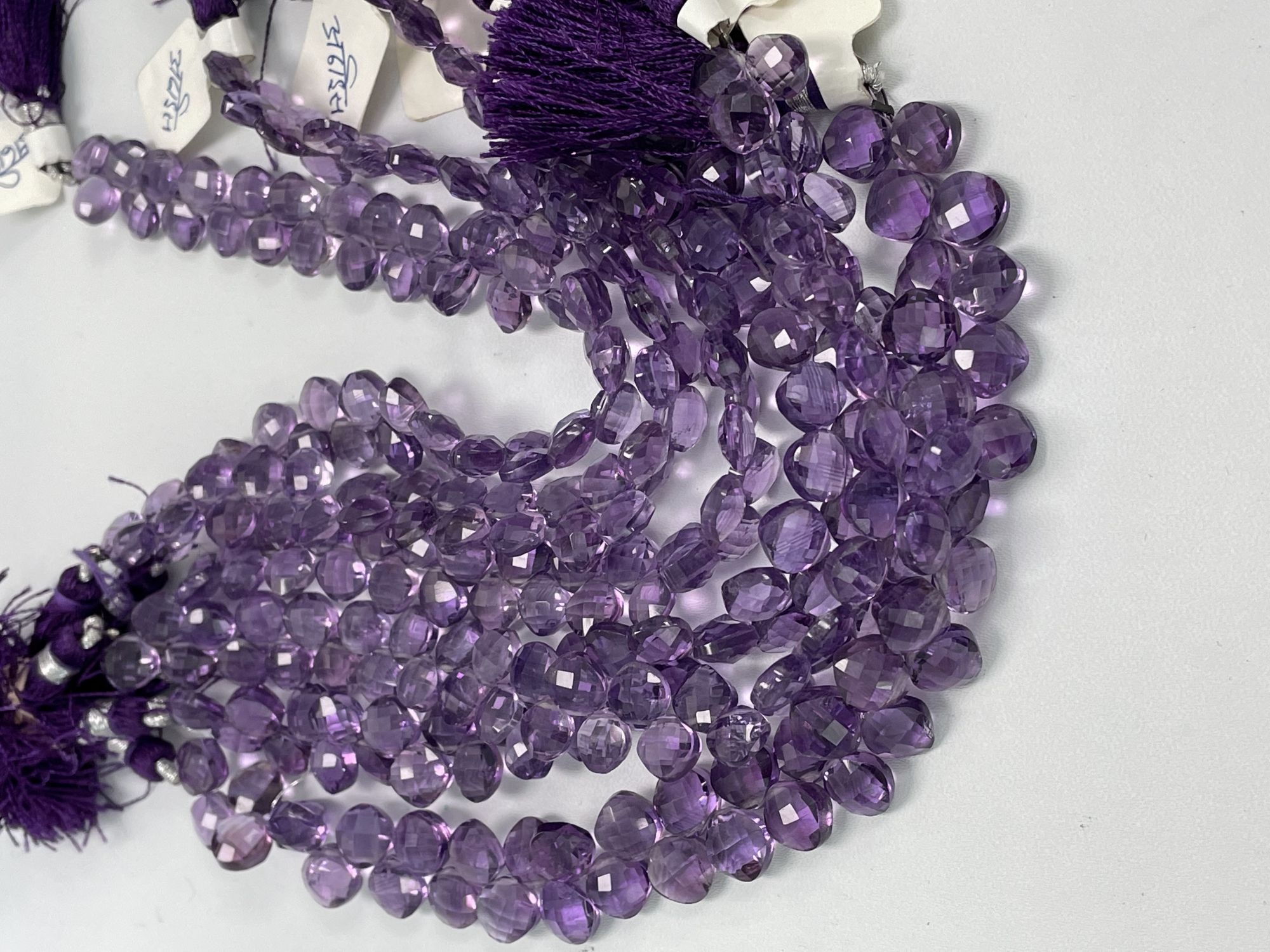 Purple Amethyst Cushion Faceted