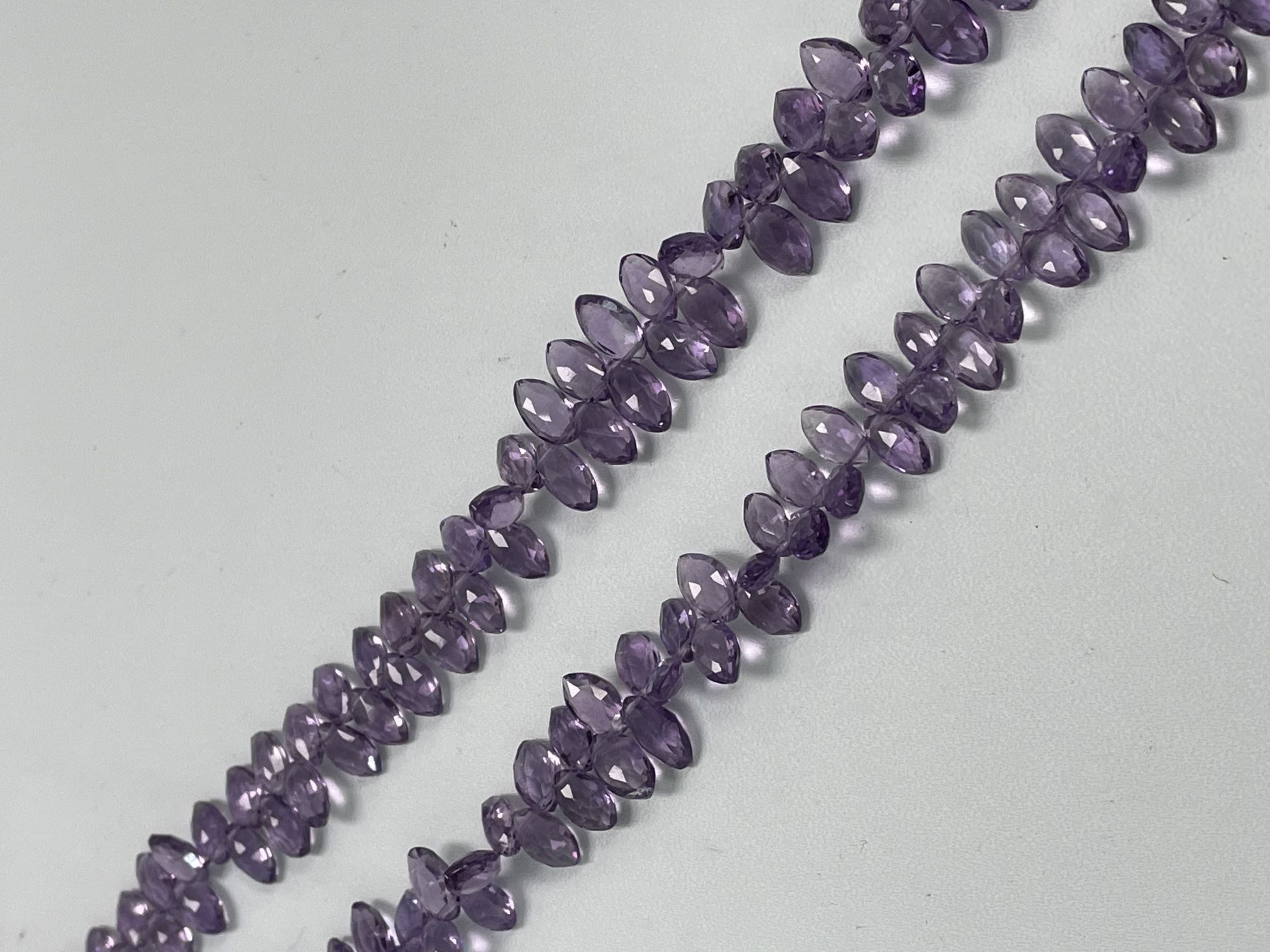 Purple Amethyst Marquise Faceted