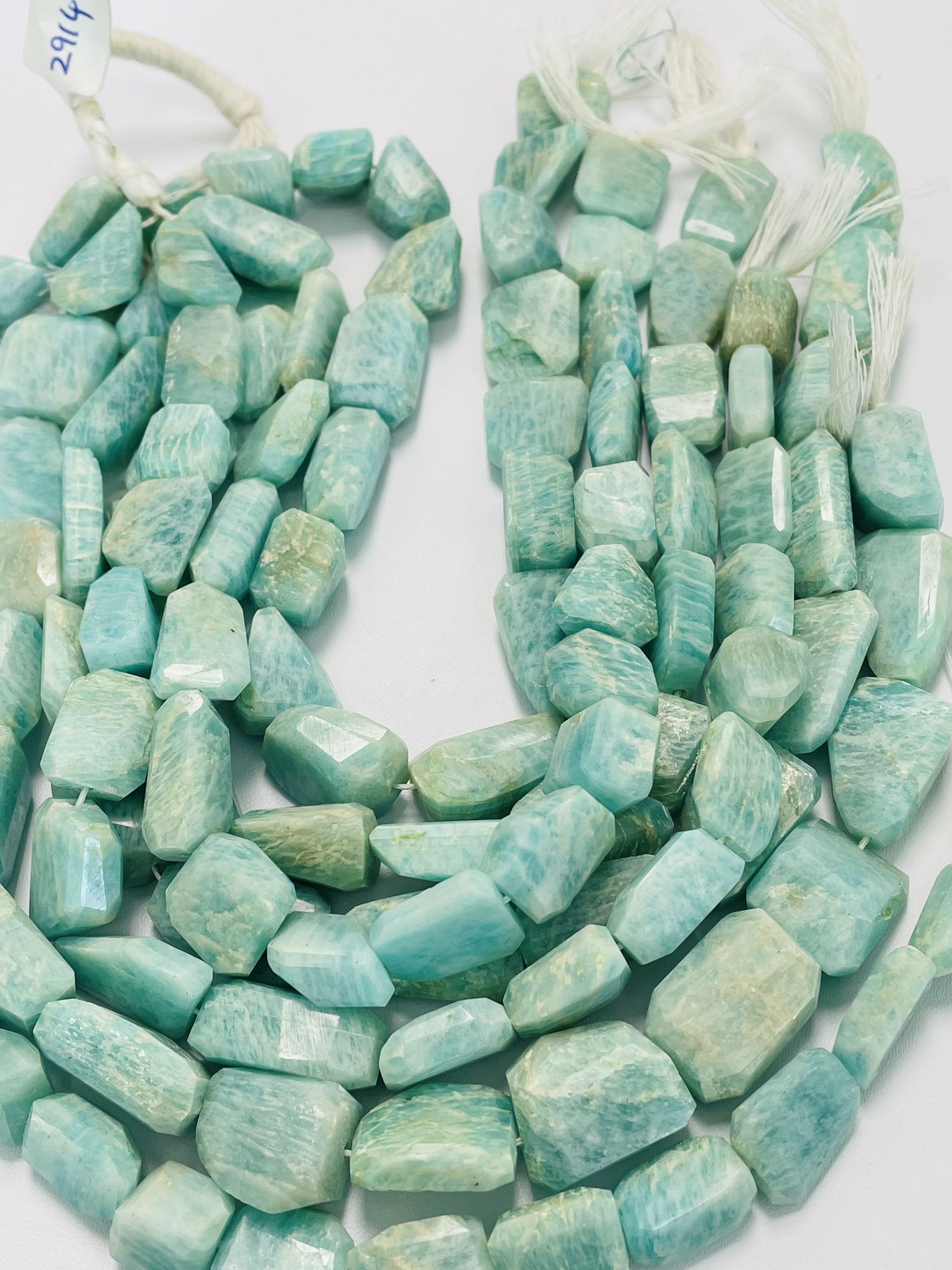 Amazonite Nugget Faceted